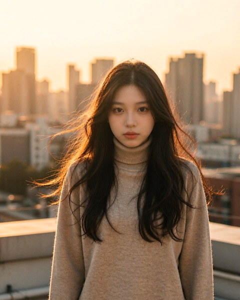 Illustrative scene in warm golden light